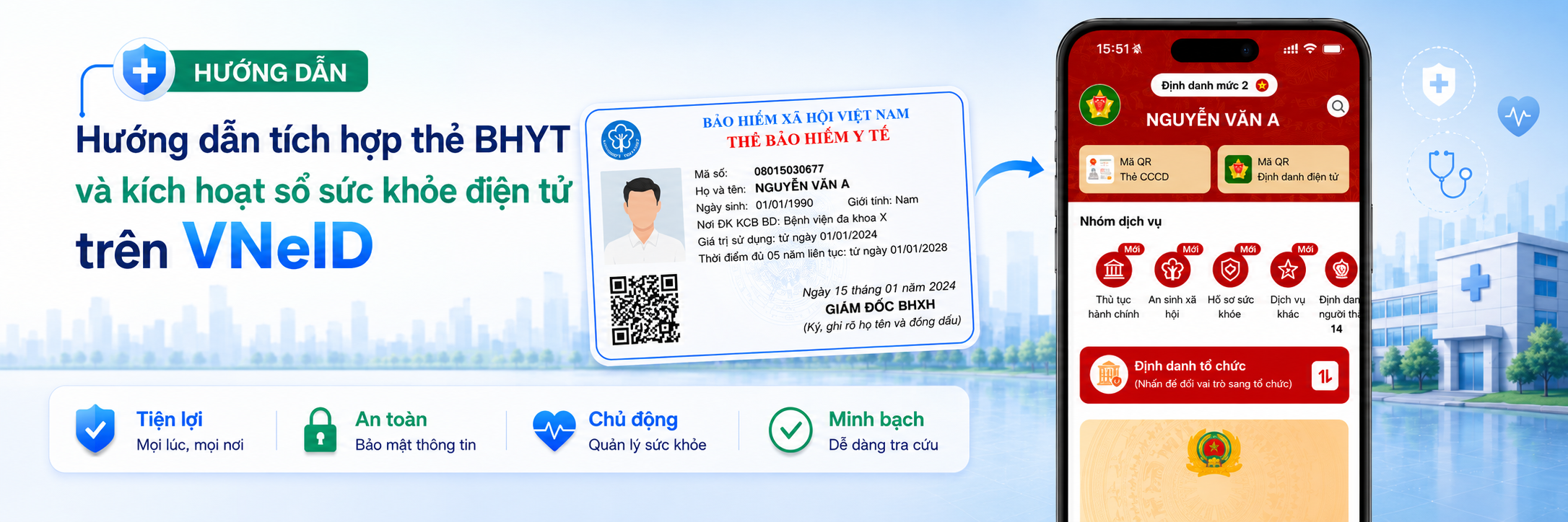 Banner Hướng dẫn Tích hợp VNEID